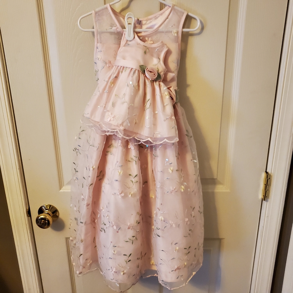 Girls Cinderella Brand Spring/Summer Dress w/Doll